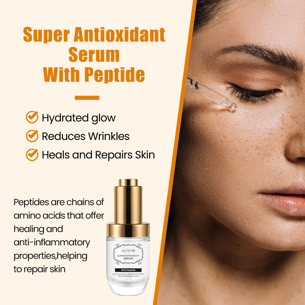 Customized Luxury Anti-aging Wrinkles Firming Repairing Skin Rejuvenating Antioxidant Peptide Smoothing Face Serum