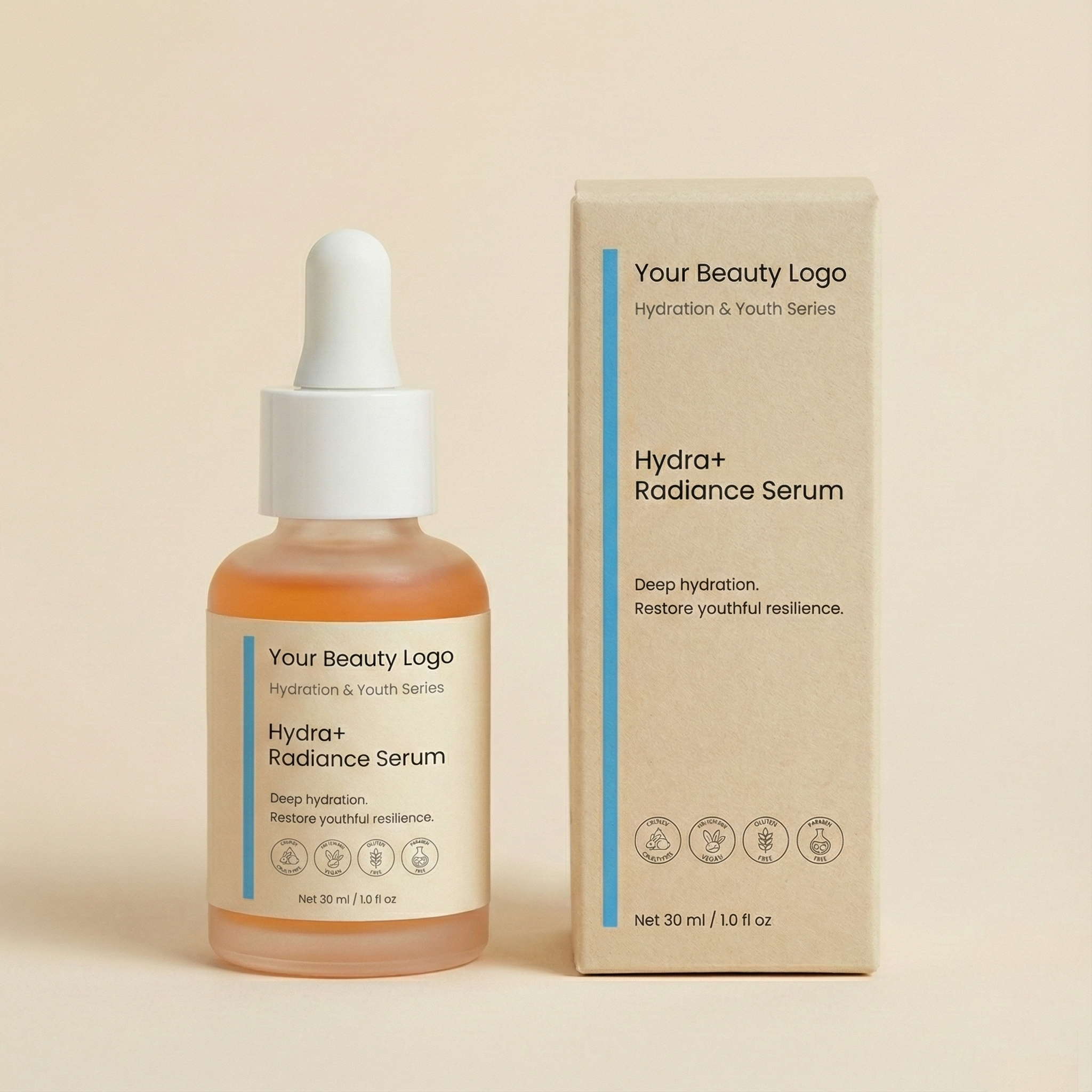 Korean Glass Skin Hydrating Serum Pure Hyaluronic Acid Moisturizing Essence for Dry Sensitive Skin Bulk Wholesale