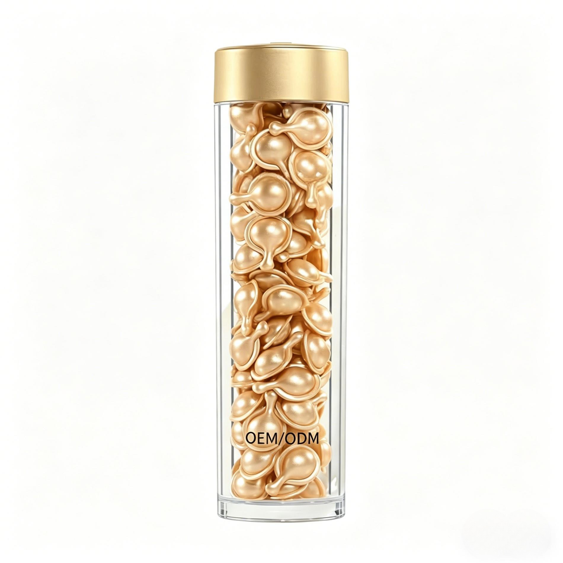 Ceramide Face Serum Softgel Capsules Moisturizing Hydrating Barrier Repair Skin Care Capsules Custom OEM