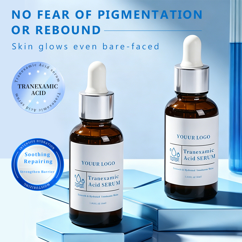 Tranexamic Acid Transamin Brightening Serum Dark Spot Corrector for Hyperpigmentation Melasma Face Care 30ml Private Label