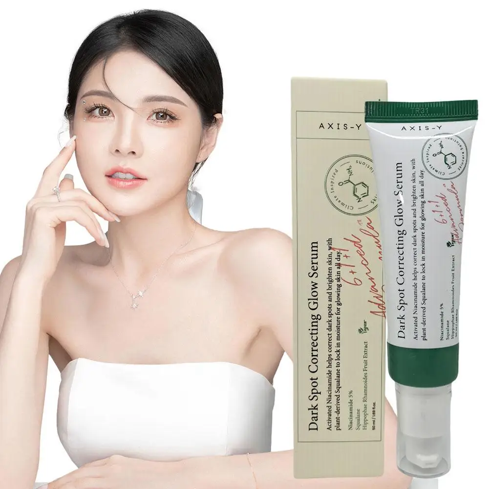 Korean AX Dark Spot Correcting Glow Serum 5% Niacinamide Face Dark Spot Remover Korean Skin Care 50ML Improves Skin Essence