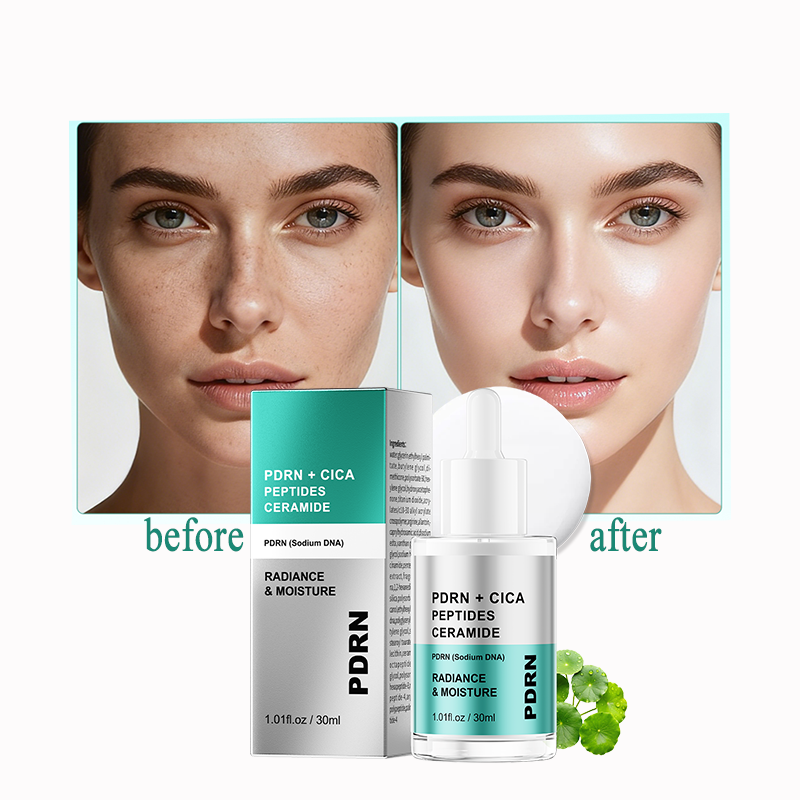 Korean Best PDRN DNA Salmon Peptide Niacinamide Brightening Anti Aging Face Skin Care Pink Serum Facial Products Private Label