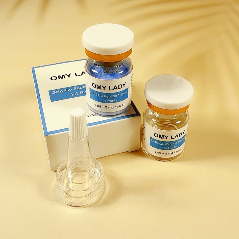 Hyaluronic Acid GHK-CU Powder Cosmetic Grade Facial Serum Anti-aging Skincare Blue Copper Peptide Wrinkles Removal Face Essence