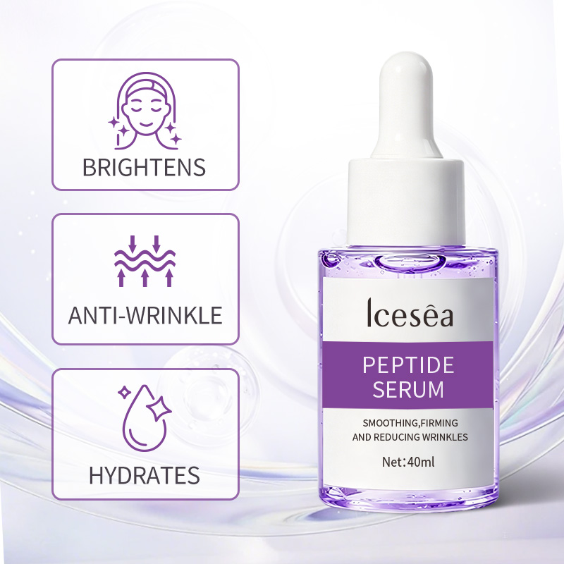 Wholesale Icesea Peptide Serum, Smoothing Firming Anti-Wrinkle Serum for Facial Skin Care, Reducing Fine Lines