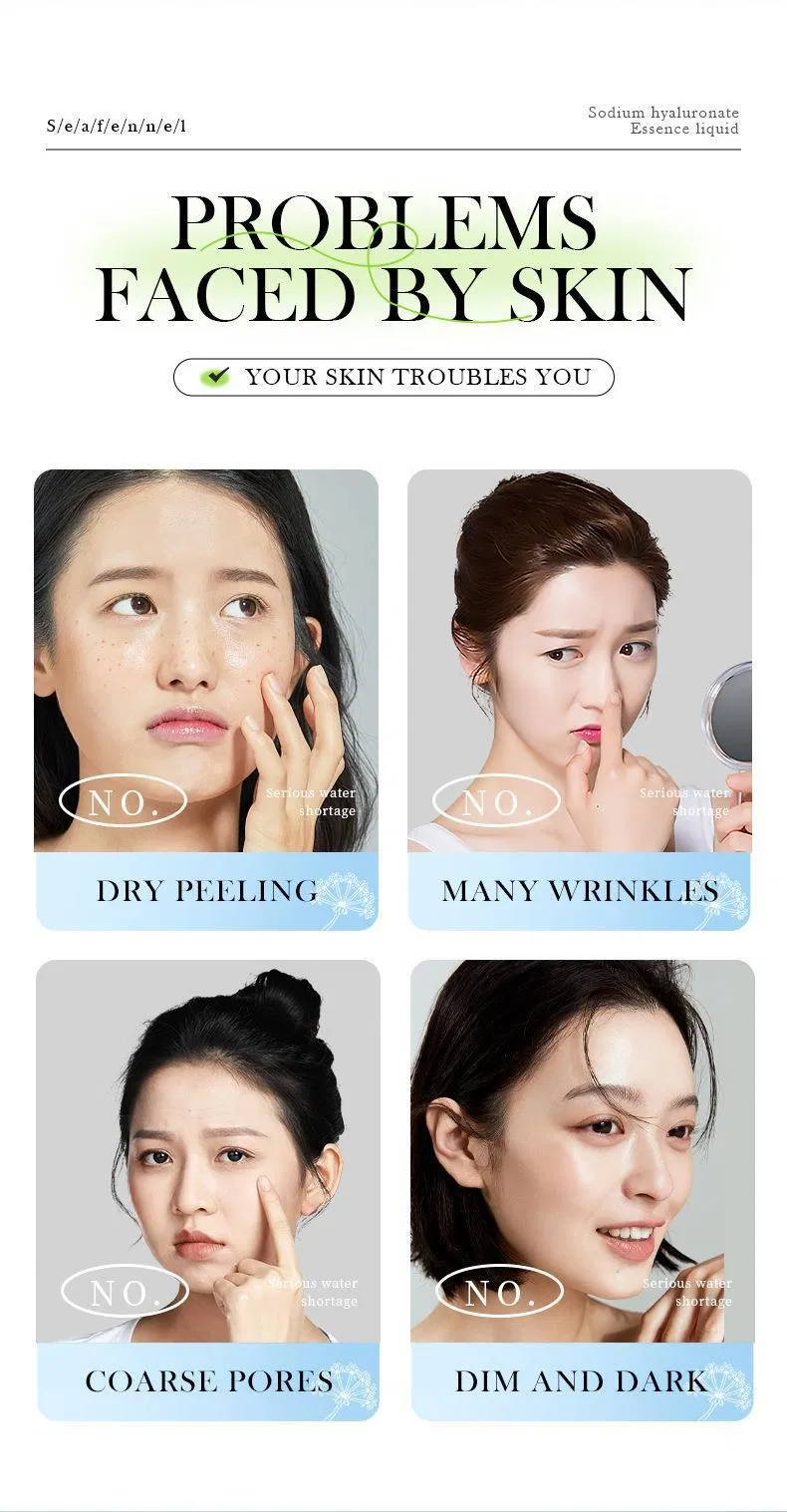 Sea Fennel Hyaluronic Acid Hydrating Moisturizing Emergency Repair Anti-Fatigue Soothing Facial Serum