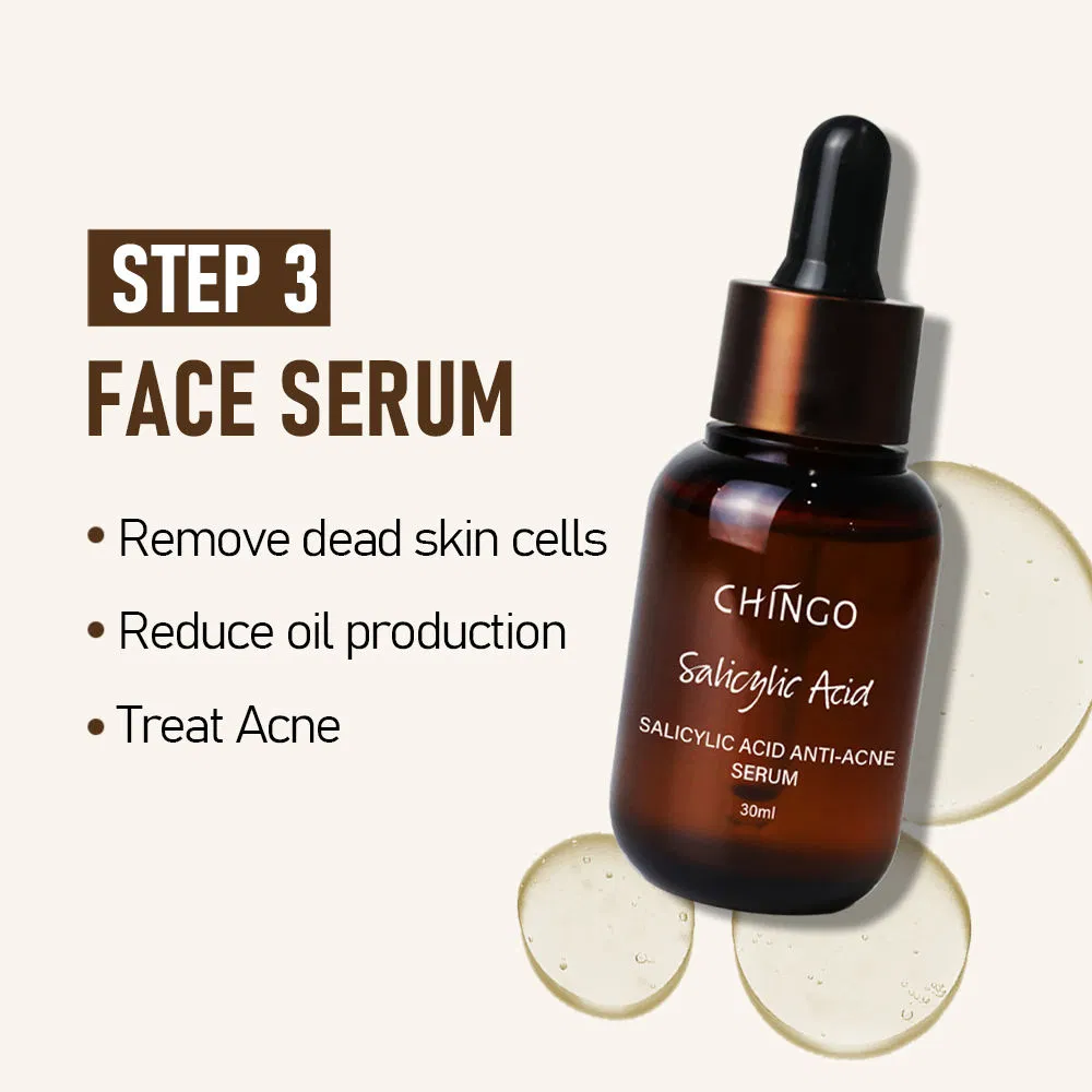 Natural Salicylic Acid Niacinamide Serum for Acne Oil Control Reducing Pigmentation