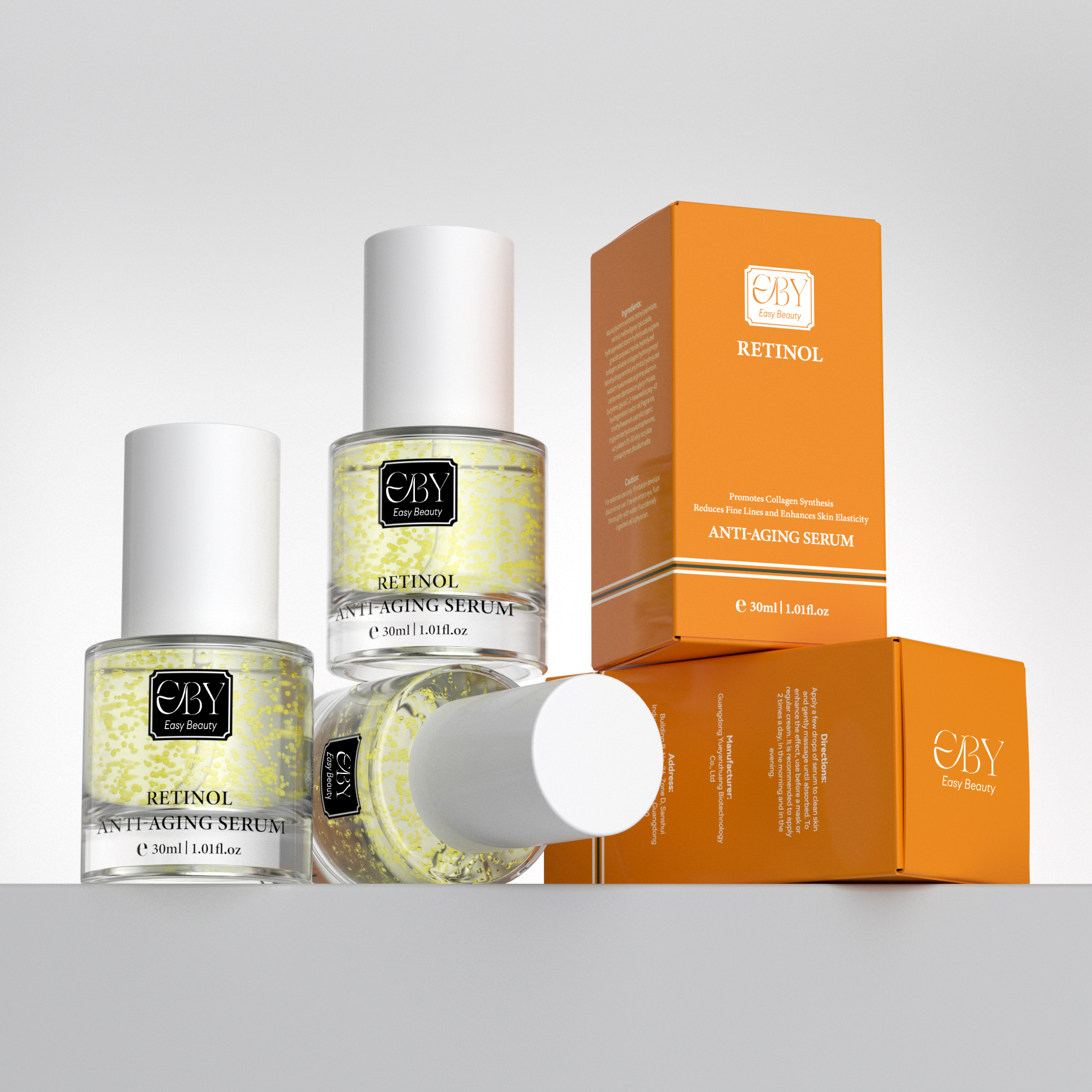 Skincare Moisturizing Pink Peptide Serum Firming Hydrating Glow Repair Whitening Anti Wrinkle Face Salmon DNA Serum