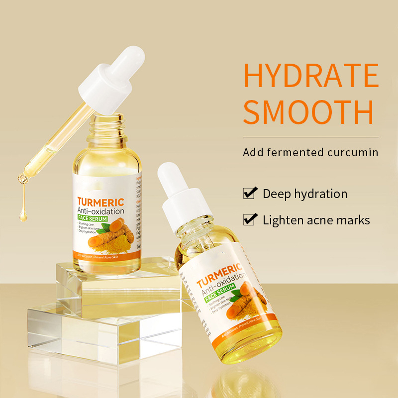 Private Brand Hyaluronic Acid Vitamin E C Serum for Anti-Aging Brightening Wrinkles Care Organic Squalane Main Face Home Use