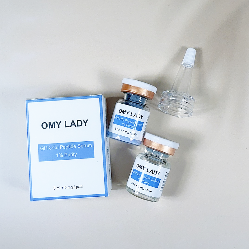 Hyaluronic Acid GHK-CU Powder Cosmetic Grade Facial Serum Anti-aging Skincare Blue Copper Peptide Wrinkles Removal Face Essence