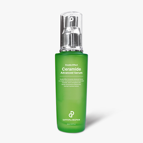 Differ Deeper Double Effect Anti-Wrinkle Ceramide Serum Skin Barrier Repair Deep Moisture Long Lasting Hydration Lipid Balance