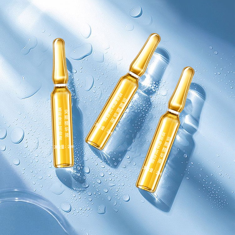 OEM ODM Earthworm Peptide Ampoule Serum Intensive Repair Moisturizing Firming Skin Brightening Anti-Aging Facial Care