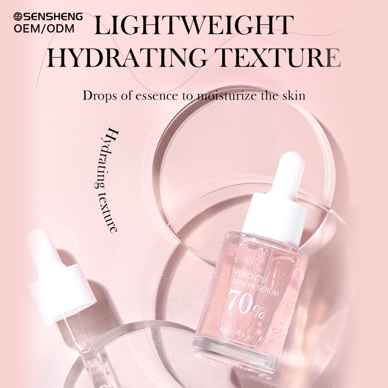 Private Label Niacinamide Hyaluronic Acid Serum 30ml Wholesale Hydrating Whitening Nose Face for