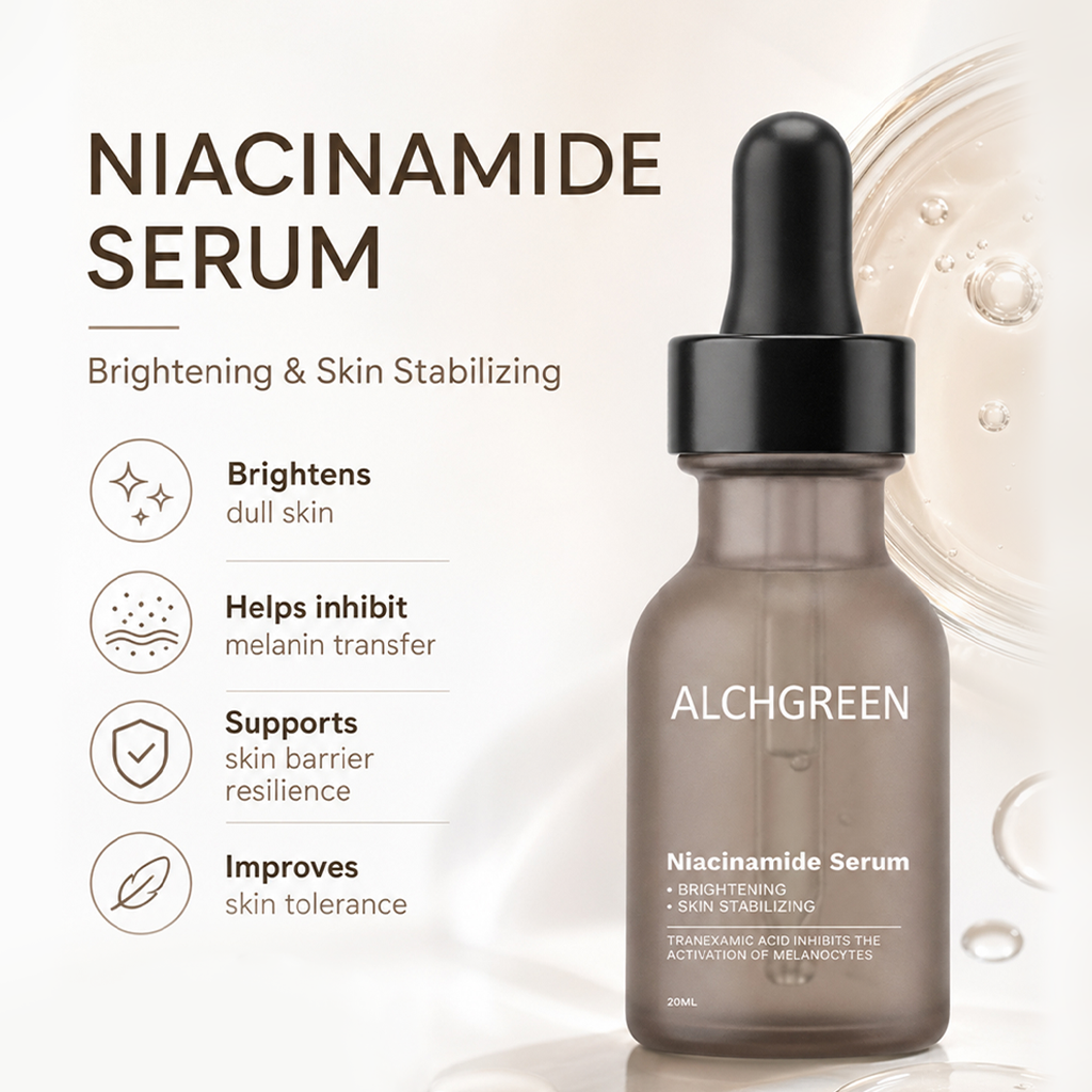 Private Label Dark Spot Corrector &amp; Pore Minimizer, Advanced Illuminating Face Niacinamide Brightening Serum