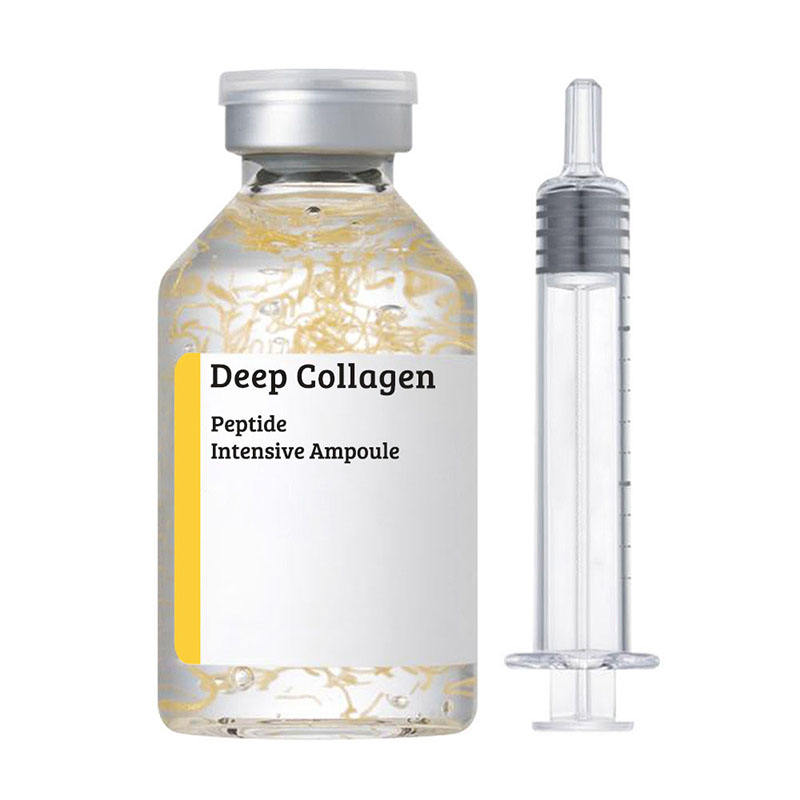 OEM Face Skin Anti Aging Wrinkle Deep Peptides Collagen Firming Essence Silk Multi Peptide Collagen Silk Peptide Essence