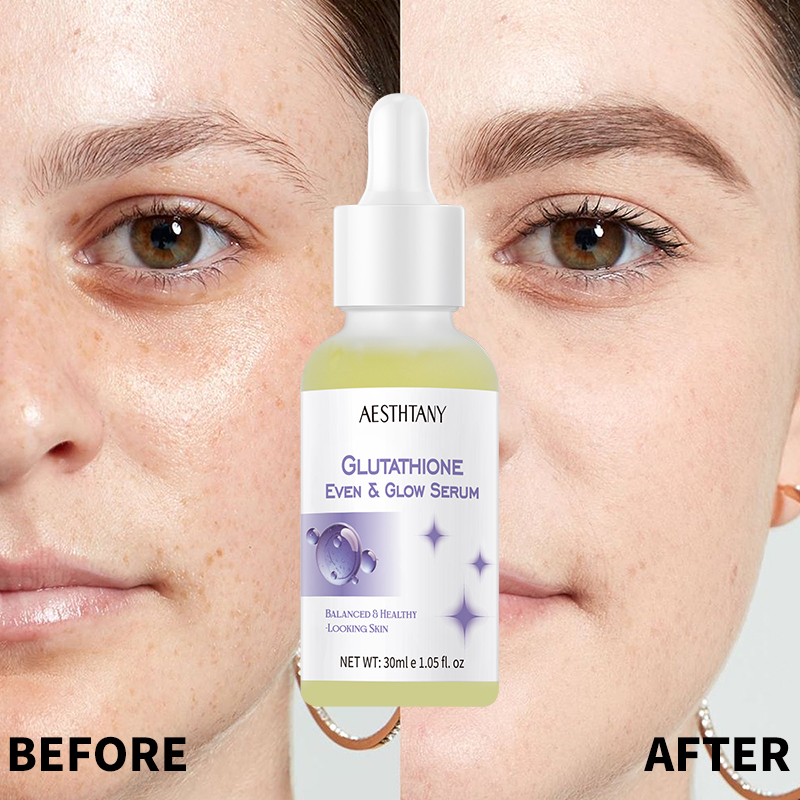AESTHTANY Premium Glutathione Even &amp; Glow Skin Tone Dark Spot Correcting Serum 30ml Brightening for Daily Skin Care Spa