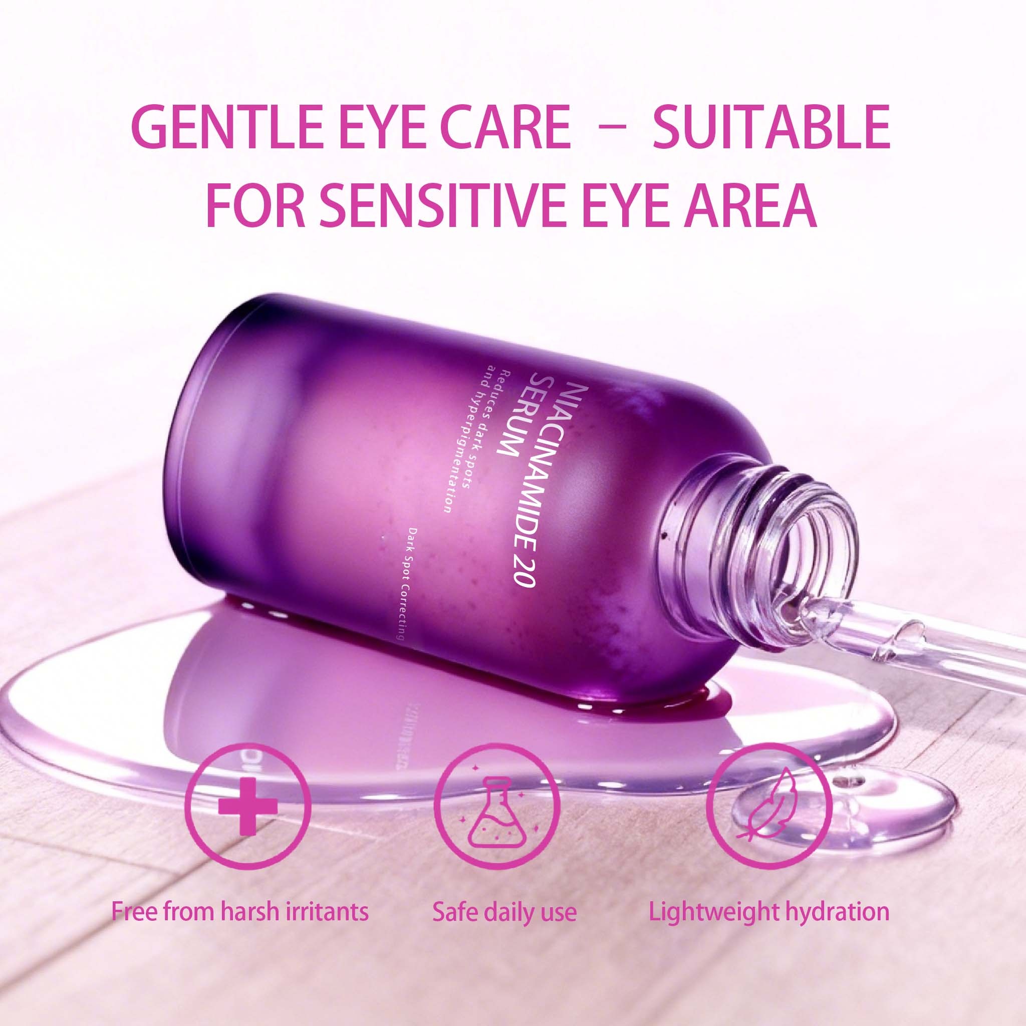 Niacinamide 20 Serum Dark Spot Correcting Essence Spots Hyperpigmentation &amp; Acne Scars Brightening Face Serum