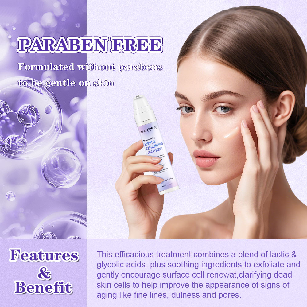 Wholesale Skin Renewing Nightly Exfoliating Anti-Aging Serum 50ml for Facial Exfoliation Pore Reduction and Anti-aging