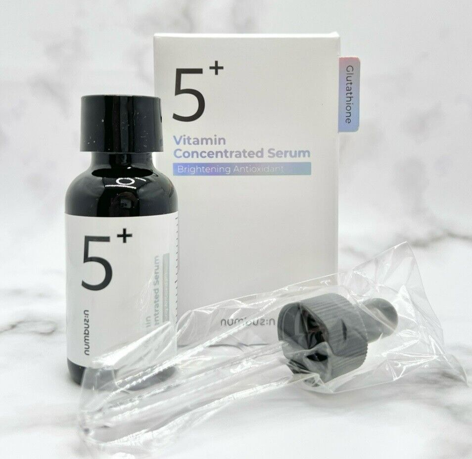 Korean NO.5 Vitamin C Concentrated Face Serum 30ml Liquid for Lightening and Dark Spot Removal Whitening with NO.5 Effect
