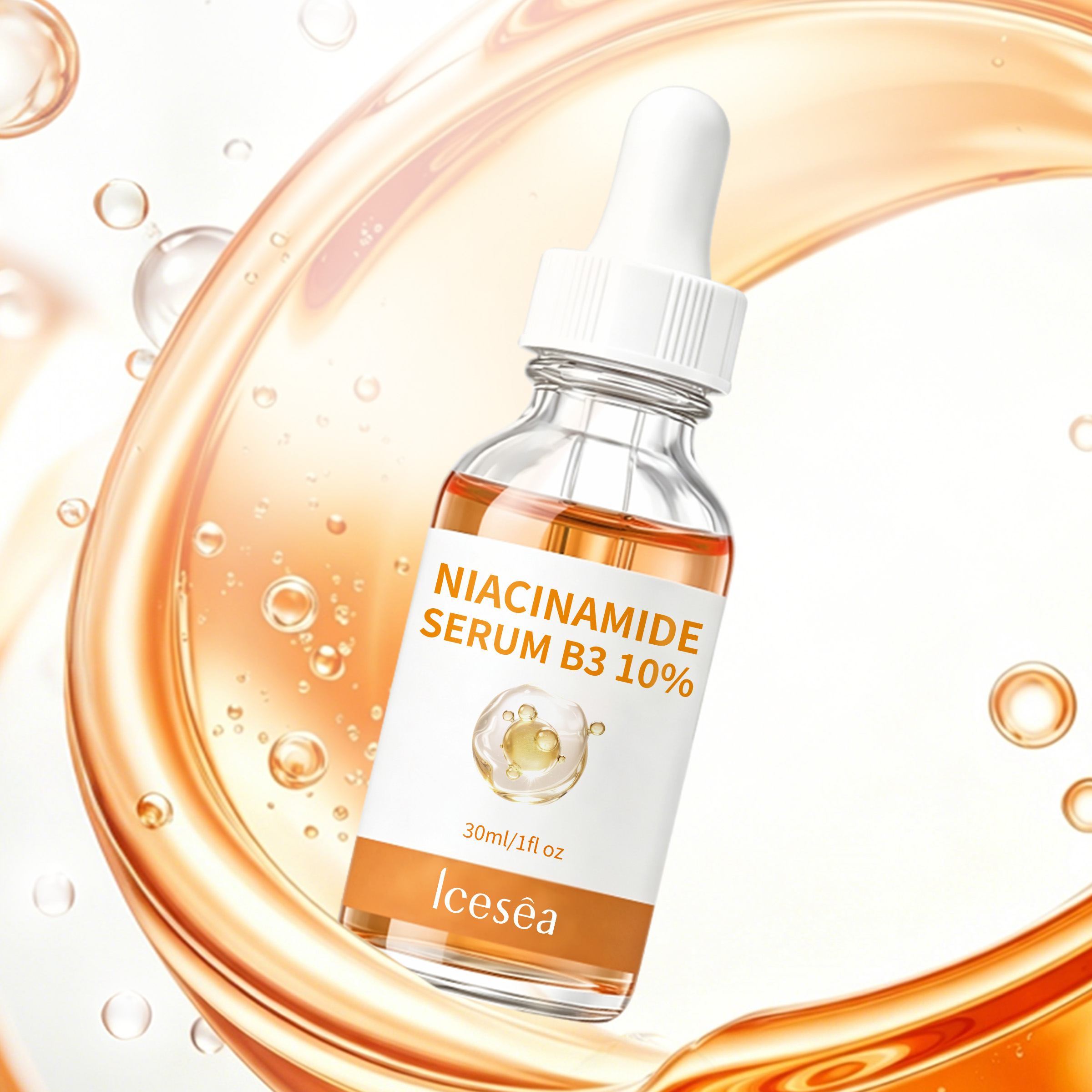 OEM Vitamin C Hyaluronic Acid Serum Plumping Firming Brightening Face Moisturizer for Dry Dehydrated Skin