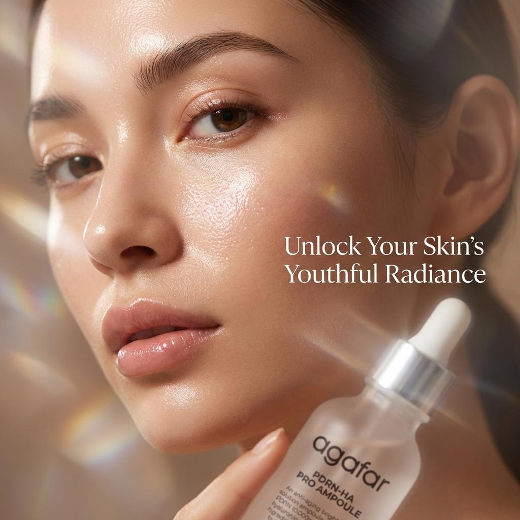 PDRN Salmon DNA 100% Pure 10000ppm Hyaluronic Acid Anti Aging Pore Shrinking Whitening Moisturizing Liquid Face Serum 30ml