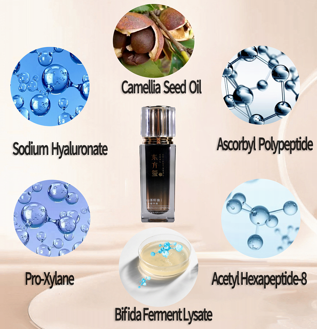 Grade Non-Peeling Serum Face for Hyaluronic Acid Peptides Anti-Aging Skin Rejuvenation Liquid Effective Vitamin E