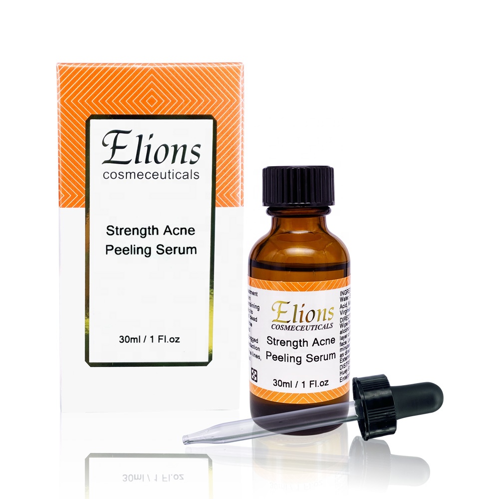 Almond Acid Anti-Acne Anti-Aging Facial Serum Ultra Effective Pimple Blackhead Skin Peeling Exfoliator Face Body Whitening Serum