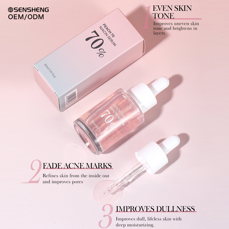 Private Label Niacinamide Hyaluronic Acid Serum 30ml Wholesale Hydrating Whitening Nose Face for