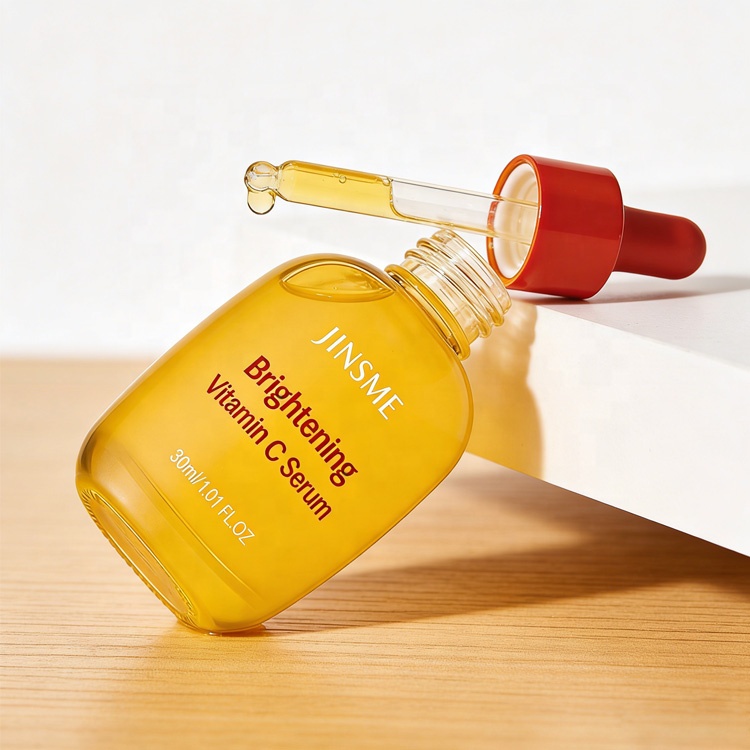 OEM/ODM 10% Vitamin C Serum with Hyaluronic Acid Ceramide Brightening Antioxidant Hydrating Repair Liquid Face 30ml