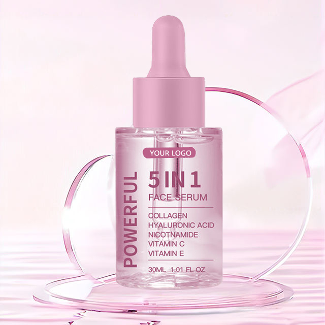 5 in 1 Facial Serum Anti Aging Collagen Moisturizing Whitening Smoothing Facial Serum Private Label Retinol Skin Facial Serum