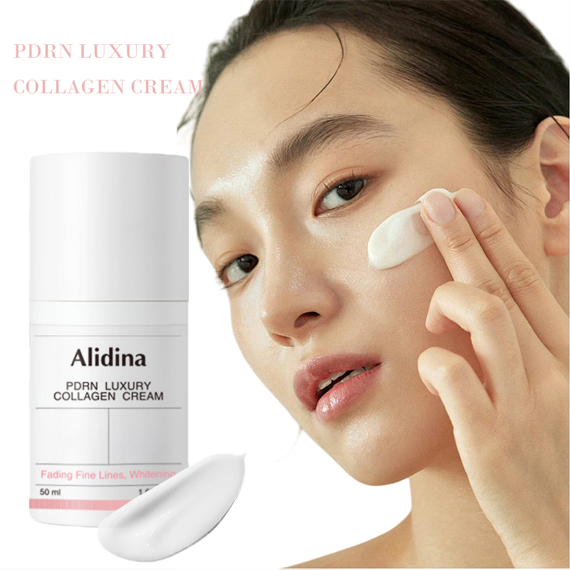 Custom Logo Firming Pdrn Pink Collagen Face Moisturizer Sleeping Niacinamide Moisturizing Collagen Overnight Cream Face Cream