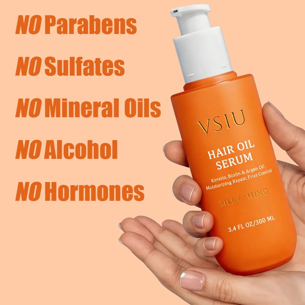 Wholesale Herbal Multi Peptide Hair Oil Private Label Natural Organic Biotin Hair Moisturized Serum Hair Oil Serum