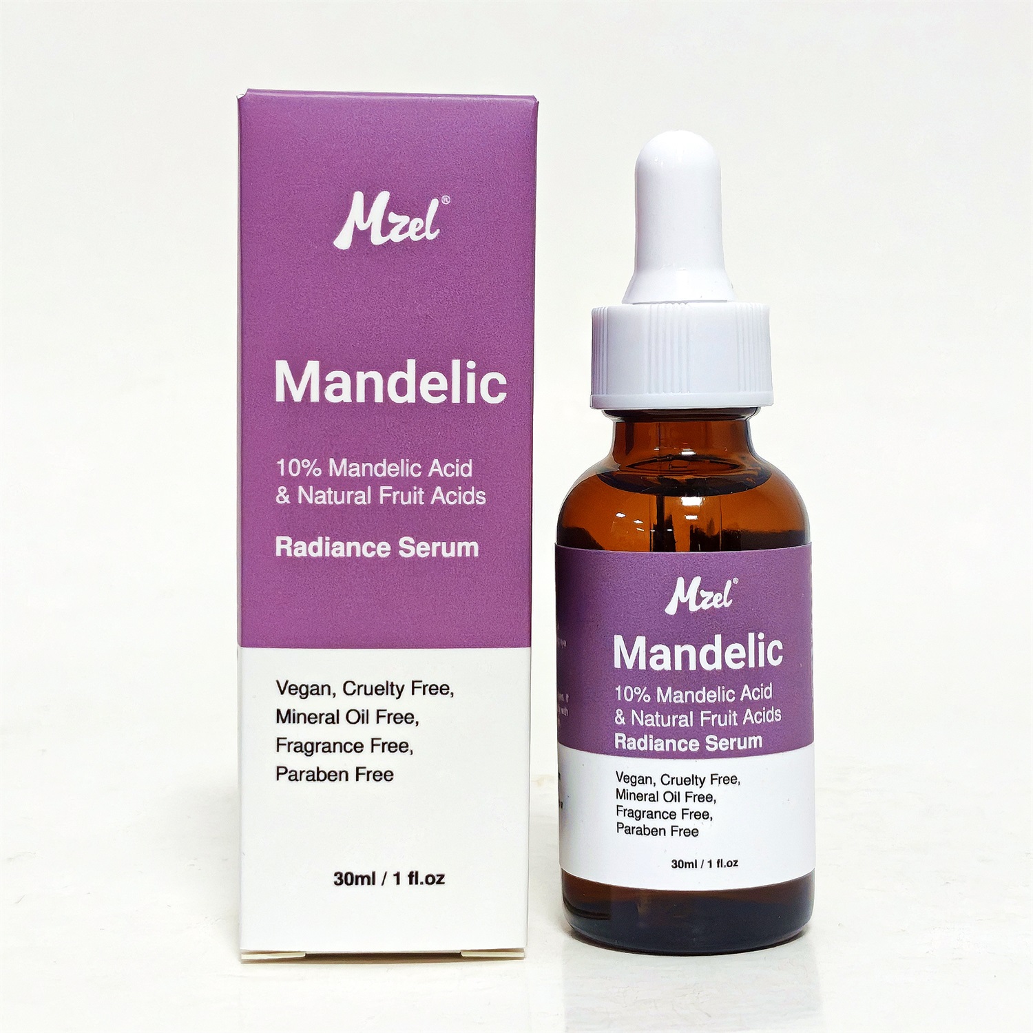 Private Label Mandelic Acid Serum AHA BHA Gentle Skin Exfoliator Facial Serum for Face, Exfoliant Peels, Unclogs Enlarged Pores
