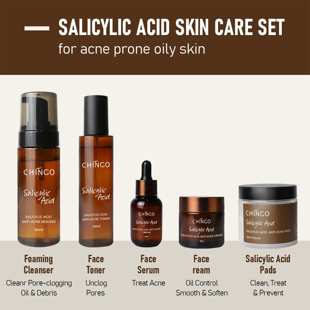 Natural Salicylic Acid Niacinamide Serum for Acne Oil Control Reducing Pigmentation