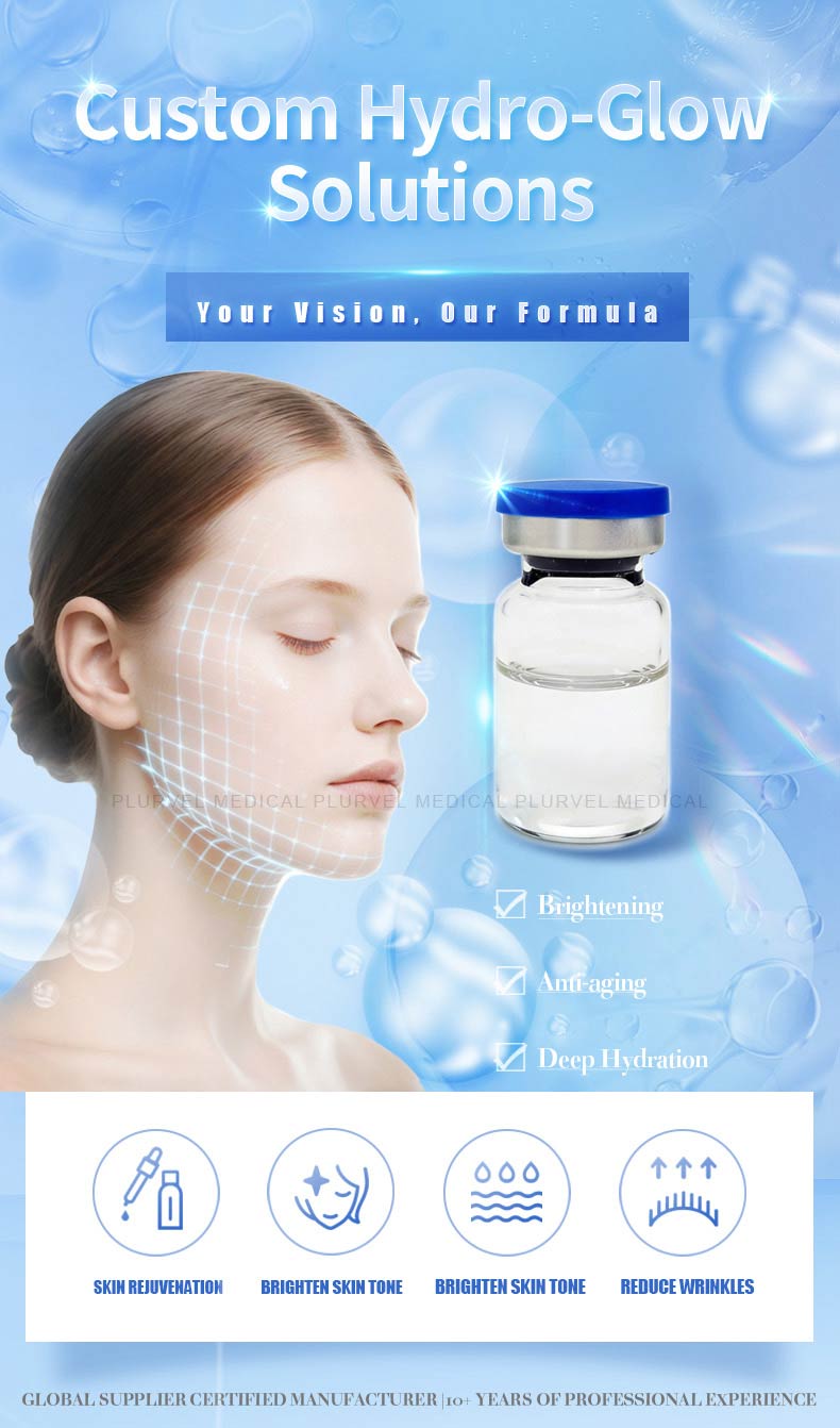 Beauty Cosmetics Skin Care Facial Anti-Aging Whitening Niacinamide Ghk-Cu Peptide Serum