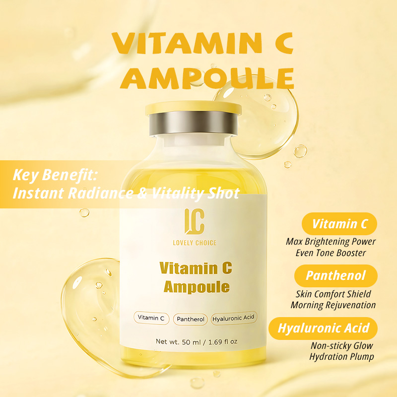 Private Label Vitamin C Astaxanthin Brightening Antioxidant Oil Control Ampoule Facial Serum Max Glow Skin Tone Whitening