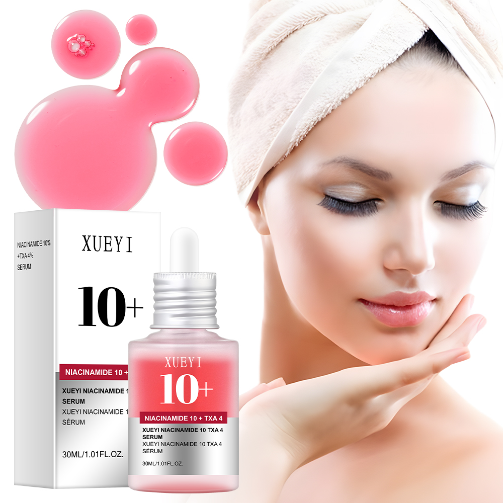 Niacinamide 10% Tranexamic Acid 4% Dark Spot Corrector Glow Serum 30ml Fade Hyperpigmentation for Radiant Skin OEM Private Label