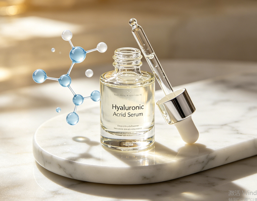 Organic Hyaluronic Acid Serum Gentle Non-Irritating Hydrating Brightening for Sensitive Dry Skin
