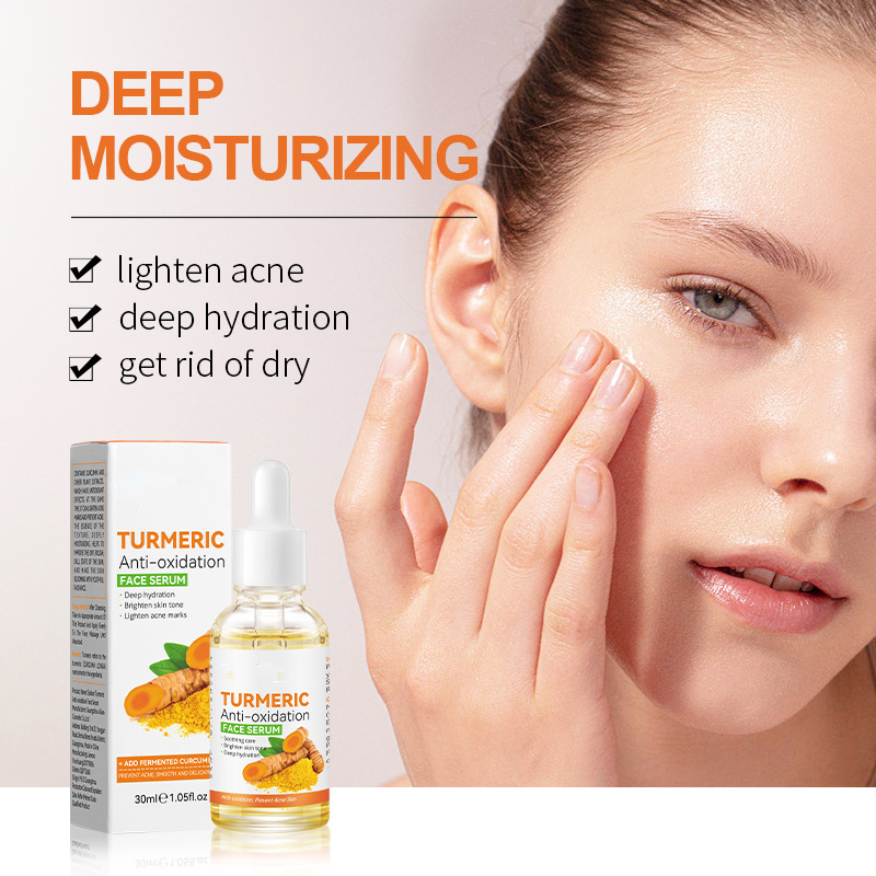 Private Brand Hyaluronic Acid Vitamin E C Serum for Anti-Aging Brightening Wrinkles Care Organic Squalane Main Face Home Use