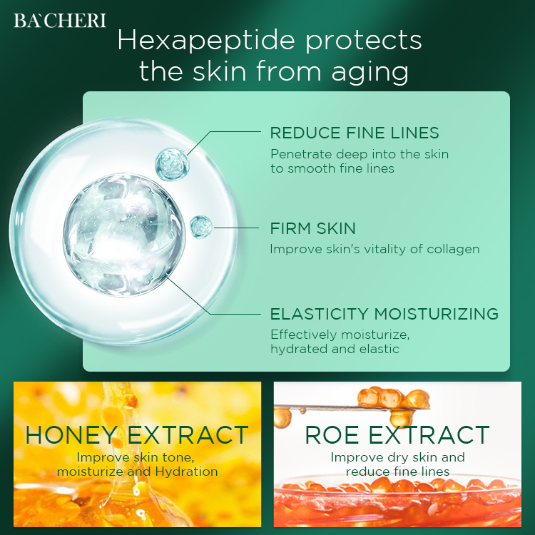 New Arrival Manufacturer Skin Care Peptide 8 Anti Aging Anti Wrinkle Soothing Six Peptide Youth Face Ampoule Serum