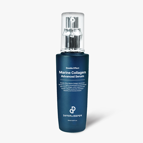 Differ Deeper Double Effect Marine Collagen Advanced Serum High-Concentration Anti-Wrinkle Skin Firming Elasticity Improvement