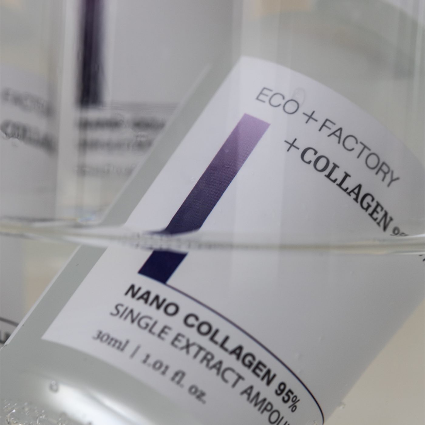 ECOFACTORY Korea 95 Nano Collagen Concentrate Ampoule Boost Skin Elasticity Anti Aging Face Body Serum