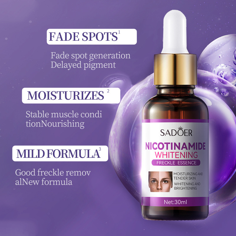 SADOER Centella Asiatica Niacinamide Whitening Serum Anti-Wrinkle Moisturizing Skin Tone Moisturising Body Universal Skin Type