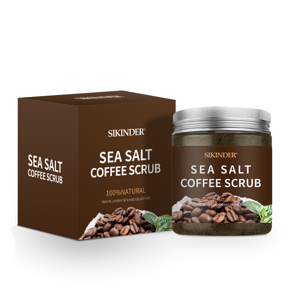 Facial Scrub Oem Coffee Scrub With Dead Sea Salt | All Natural Exfoliating Body Scrub For Beauty SkinCare Products