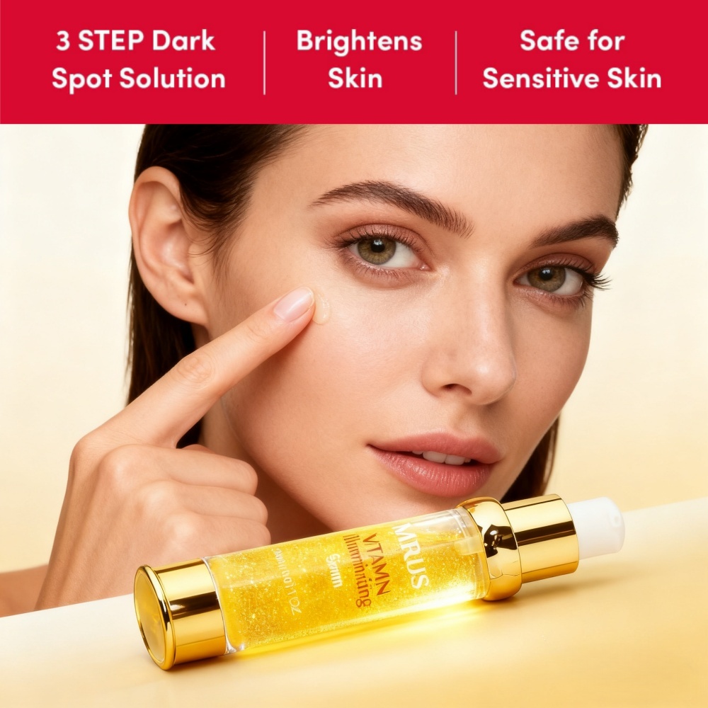 Wholesale 30ml Vitamin Illuminating Moisturizing Essence Skin Care Repair Serum Bakuchiol Anti-Aging Brightening Facial Serum