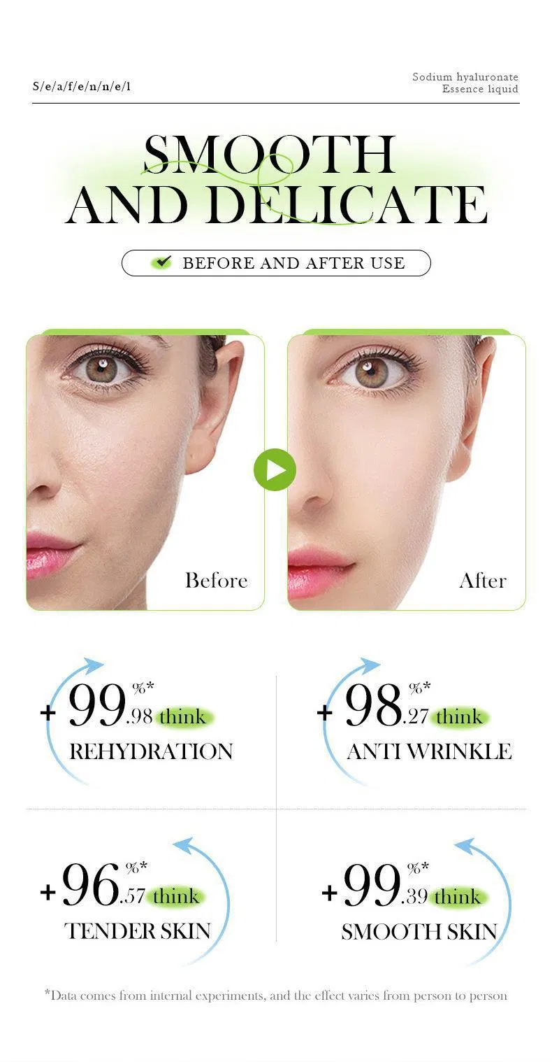 Sea Fennel Hyaluronic Acid Hydrating Moisturizing Emergency Repair Anti-Fatigue Soothing Facial Serum