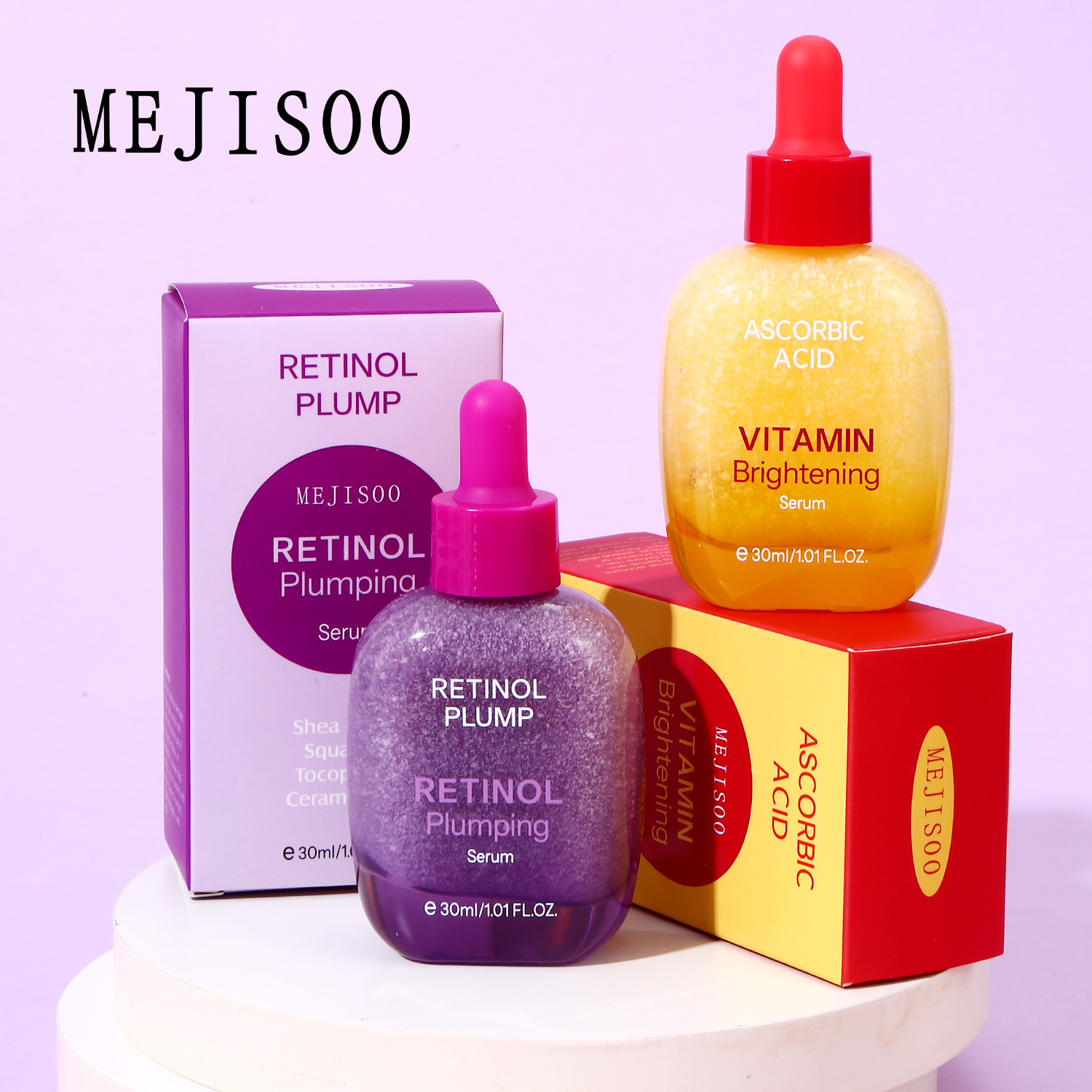 Brightening Vitamin C Face Serum with Niacinamide Dark Spot Corrector Glowing Glass Skin Care Whitening Hydrating Face Serum