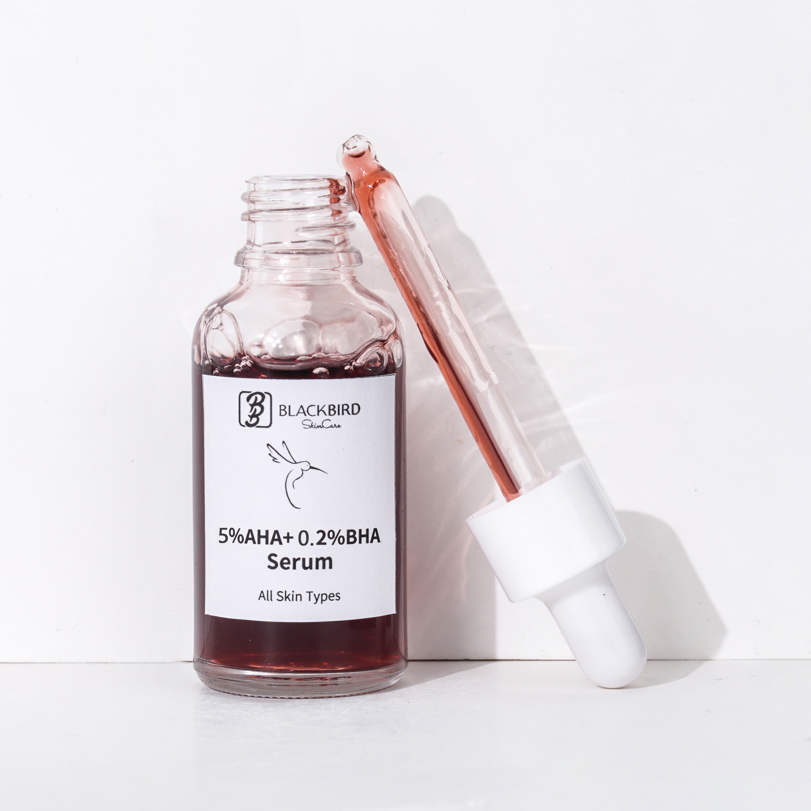 Skincare Private Label Moisturizing Face Serum Smoothing Facial Serum AHA BHA Exfoliating Serum for Face