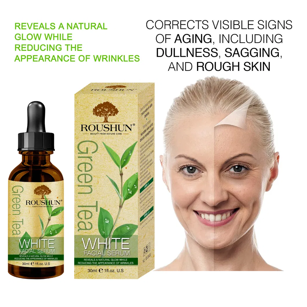 Roushun Oil Control and Brightening Antioxidation Face Serum with Green Tea Oil