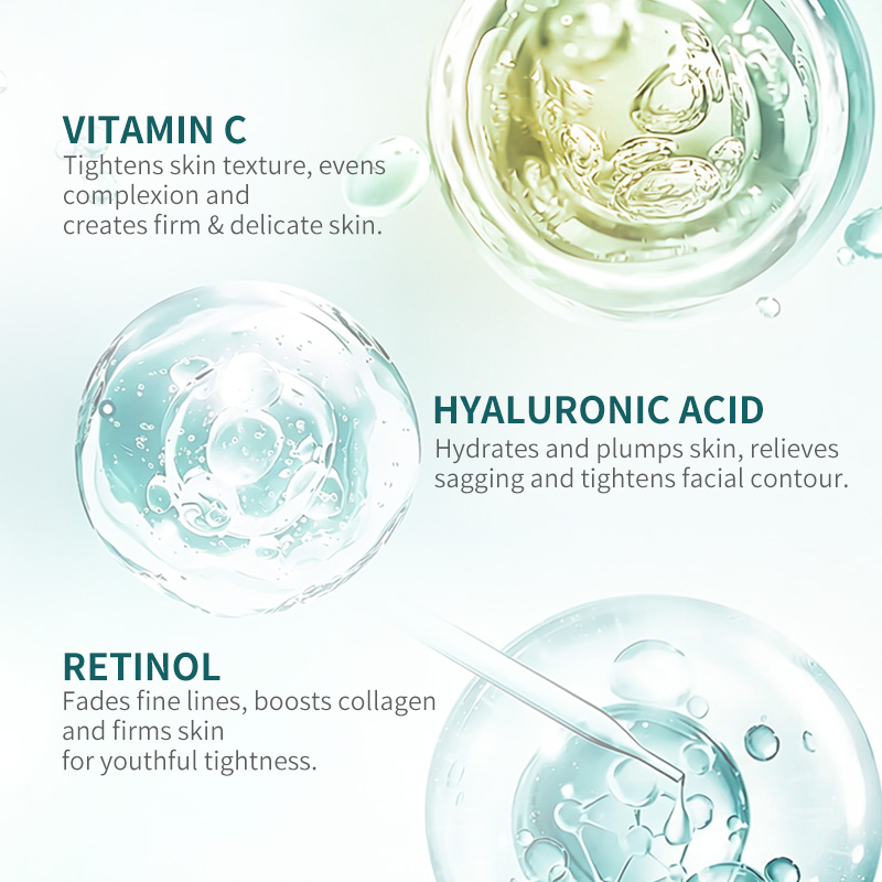 OEM Collagen Hyaluronic Acid Face Serum Firming Moisturizer Rejuvenating for Dry Mature Skin Elasticity Boost