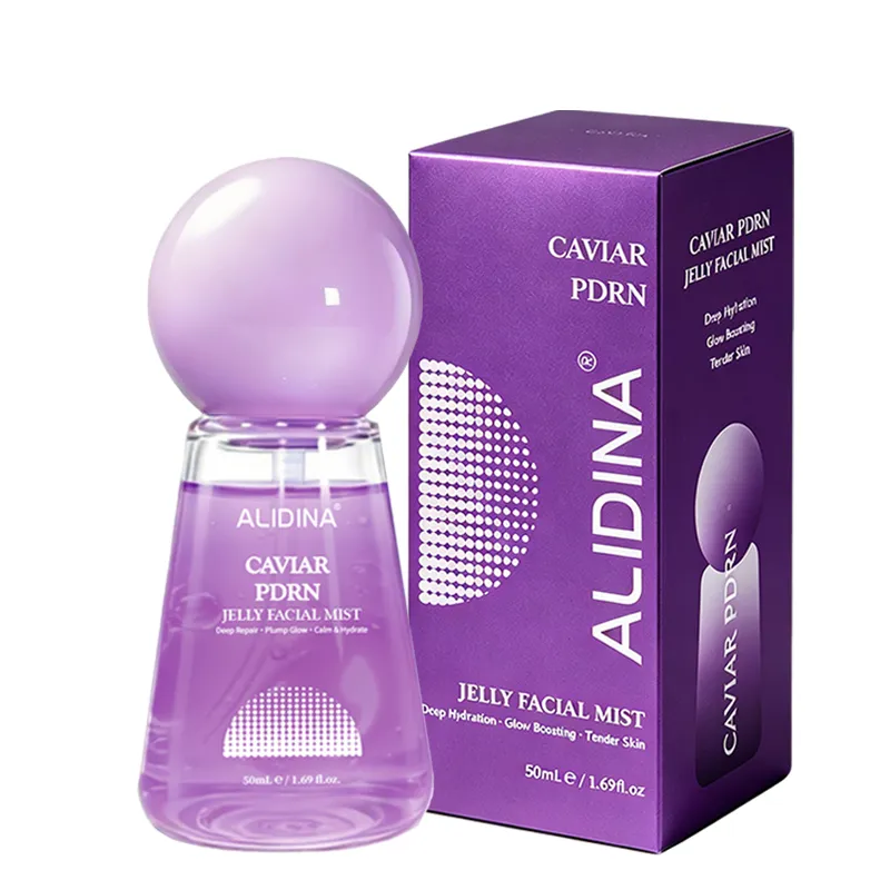 OEM Caviar Jelly Serum Mist Hydrating Revitalizing Face Spray Firming Skin Fade Fine Lines Improve Dull Brightening Facial Serum